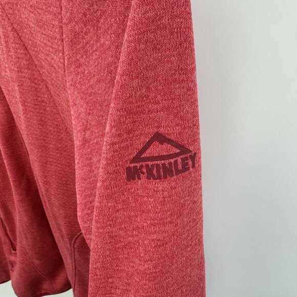 McKinley Women Size XS Long Sleeve Full Zip Pink Hiking Inside Pockets Jacket - Picture 5 of 16